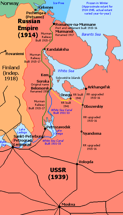 Russian and Soviet Northern Ports, 1914-1945