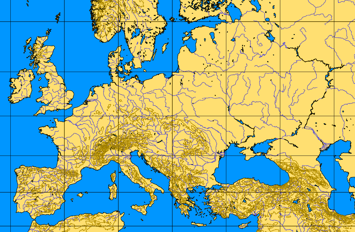 Europe map