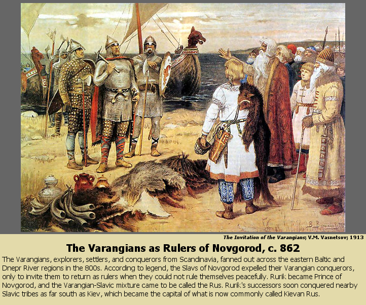 The Varangians as Rulers of Novgorod, c. 862