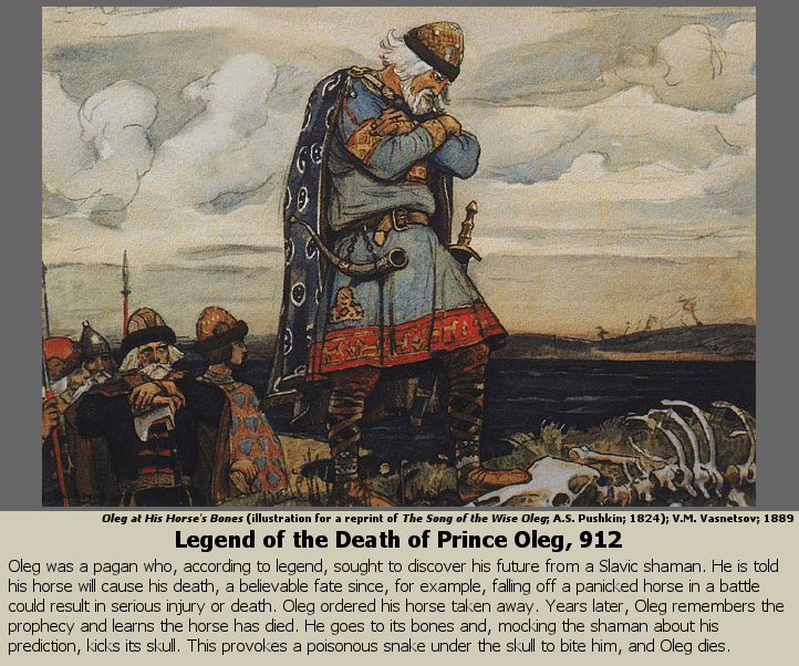 Legend of the Death of Prince Oleg, 912