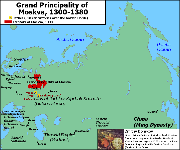 Grand Principality of Moskva, 1300-1380