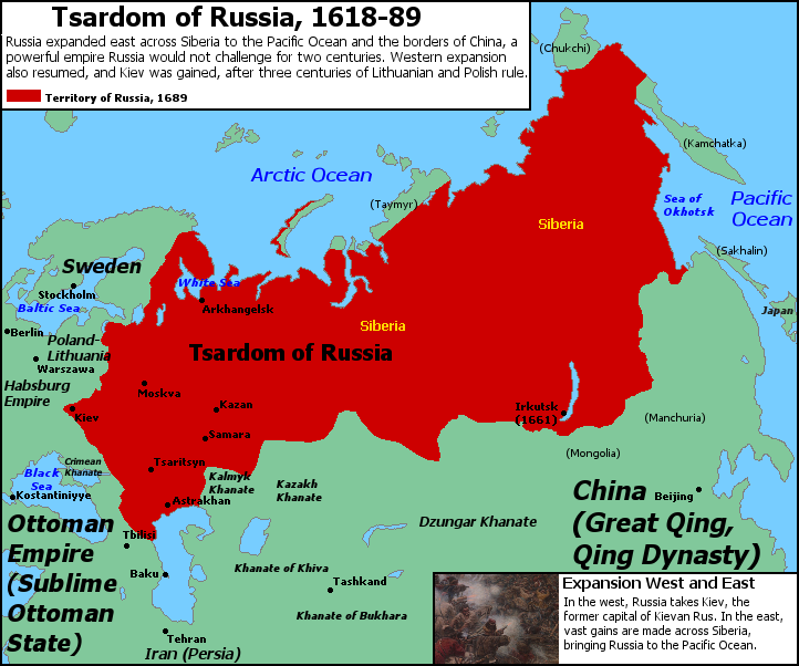 Tsardom of Russia, 1618-89