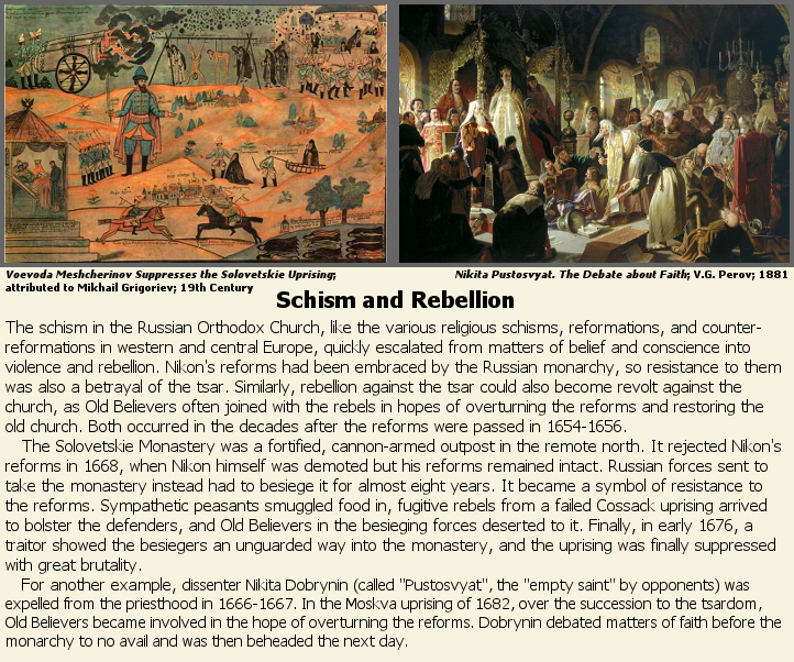 Schism and Rebellion
